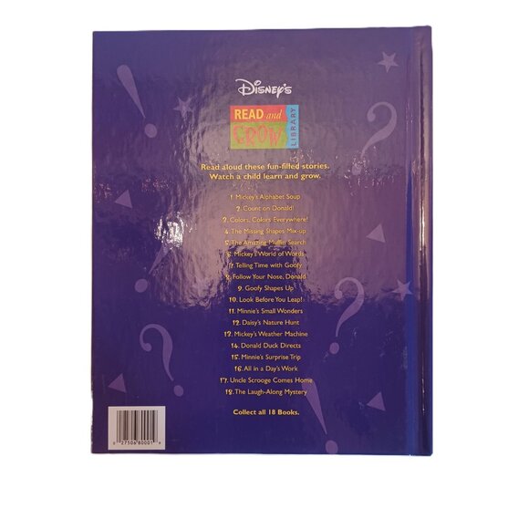 1997 Disney's Mickey's Alphabet Soup Hardcover Book Childrens Vintage - Picture 3 of 3